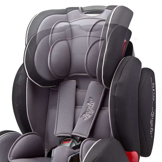 Autosedačka CARETERO AngeloFix 2018 black Černá