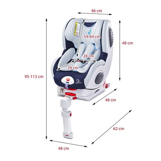 Autosedačka CARETERO Champion graphite 2017 Grafitová