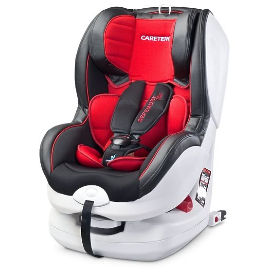 Autosedačka CARETERO Defender Plus Isofix red 2016 Červená