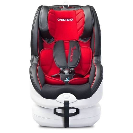 Autosedačka CARETERO Defender Plus Isofix red 2016 Červená