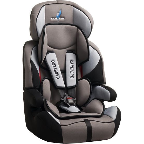 Autosedačka CARETERO Falcon New dark grey 2016 Šedá