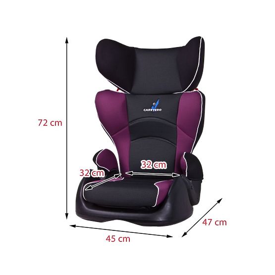 Autosedačka CARETERO Movilo purple 2016 Fialová