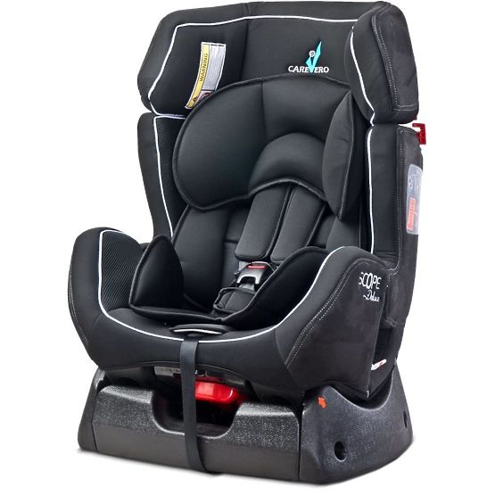 Autosedačka CARETERO Scope DELUXE black 2016 Černá