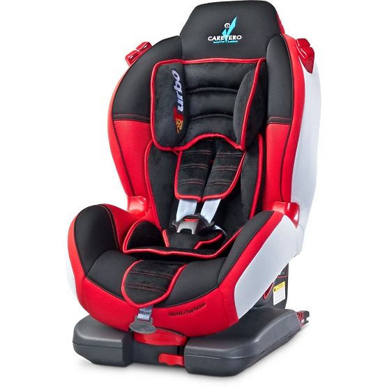 Autosedačka CARETERO Sport TurboFix red 2016 Červená