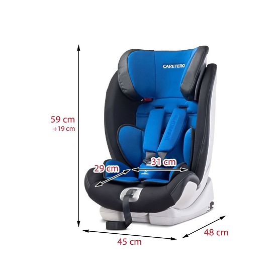 Autosedačka CARETERO Volante Fix graphite 2016 Šedá