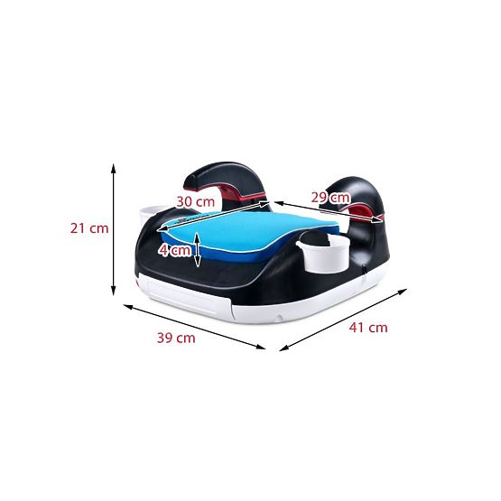 Autosedačka-podsedák CARETERO Tiger black 2016 Černá