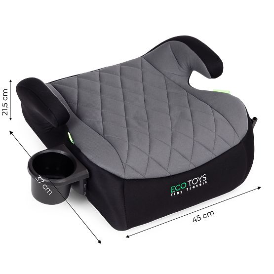 Autosedačka podsedák pro děti i-SIZE výška 125-150 cm držák na nápoje ECOTOYS