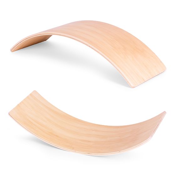 Balancovací deska pro děti dřevěná houpačka cvičení rovnováhy ECOTOYS