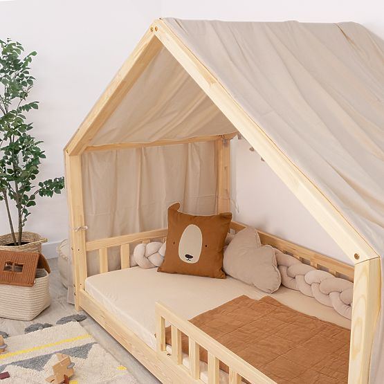 Baldachýn na domečkovou  postel Leola Hip - béžová 