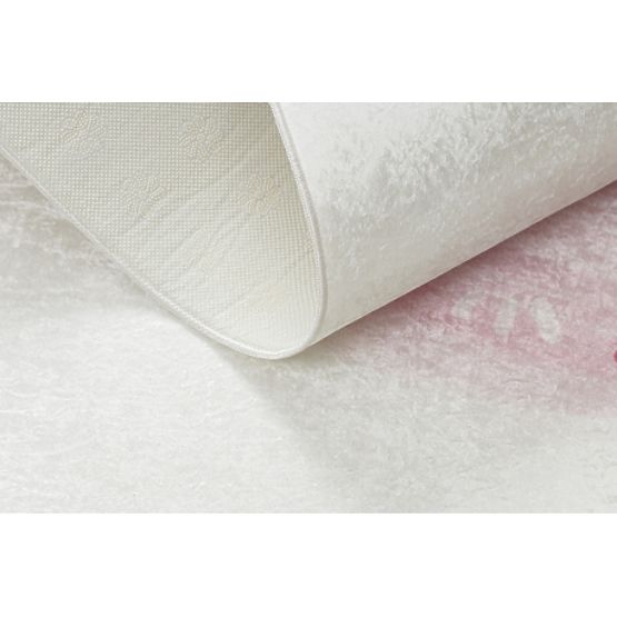 BAMBINO 1128 mycí kobereček Jednorožec pro děti protiskluz - krém