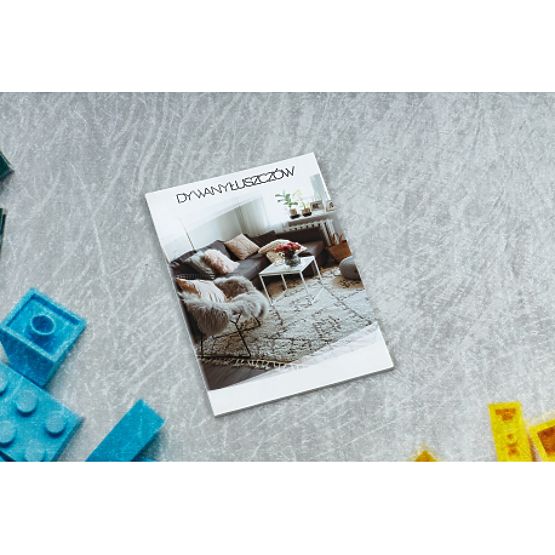 BAMBINO 38480 mycí kobereček Stavebnice pro děti protiskluz - šedá / žlutý