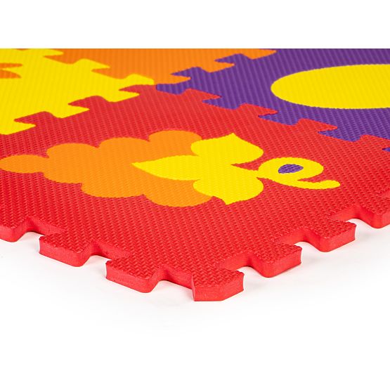 Barevná vzdělávací podložka - pěnové puzzle