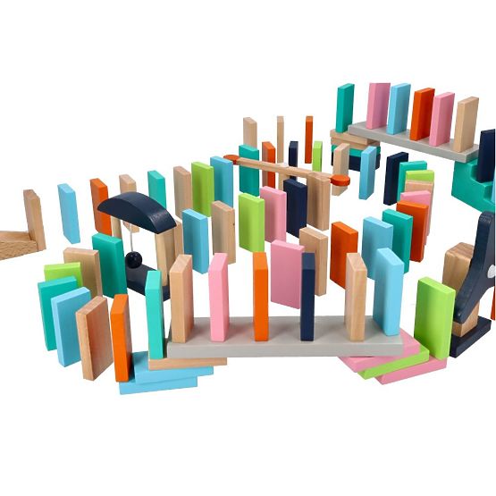Barevné Domino Adam Toys