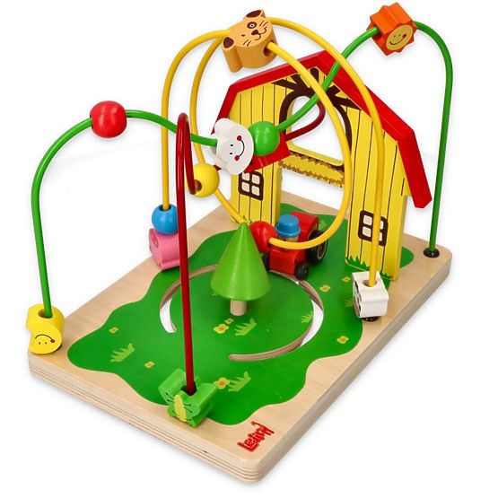 Barevný motorický labyrint Farma