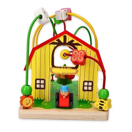 Barevný motorický labyrint Farma