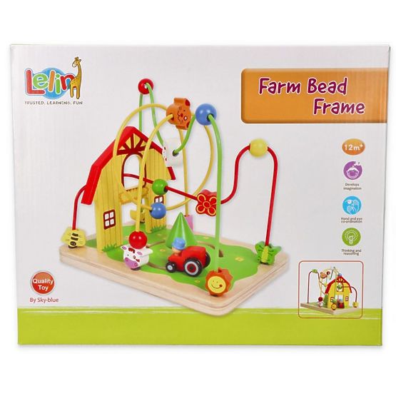 Barevný motorický labyrint Farma