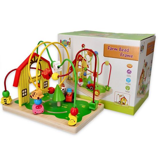 Barevný motorický labyrint Farma