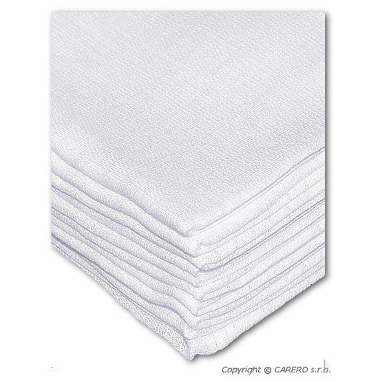 Bavlněné pleny NEW BABY 70x80 cm PREMIUM Bílá