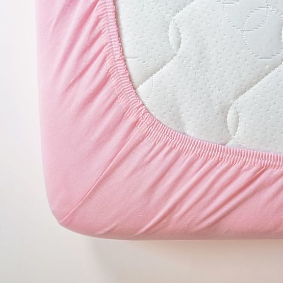 Bavlněné prostěradlo 200x80 cm - růžové