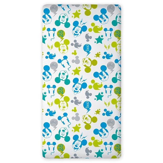 Bavlněné prostěradlo myšák Mickey I