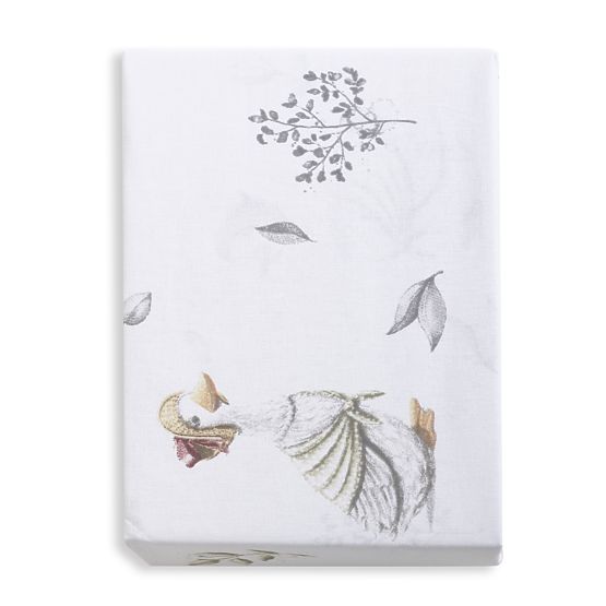 Bavlněné prostěradlo s gumou - Husičky (120x60 cm)