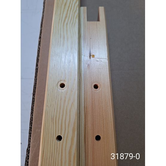 Bazar - Dětská domečková postel Frank SCANDI - bílá-přírodní