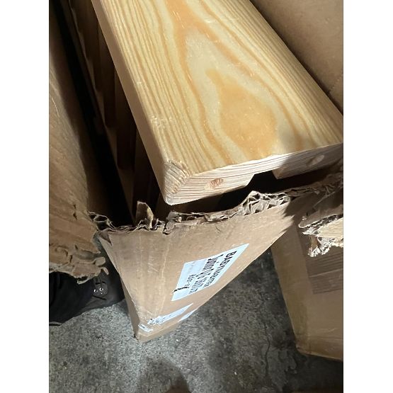 BAZAR - Dětská nízká postel Montessori Ourbaby 160x70 - přírodní
