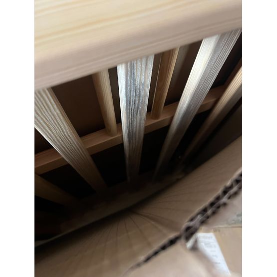 BAZAR - Dětská nízká postel Montessori Ourbaby 160x70 - přírodní