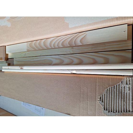 Bazar - Dětská postel domeček se zábranou Tea - přírodní