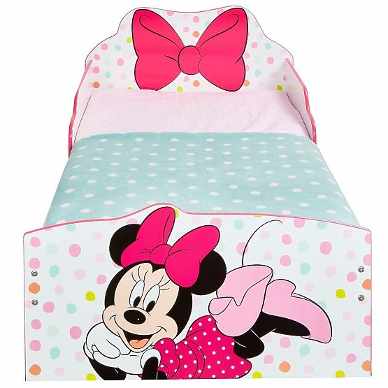 Bazar - Dětská postel Minnie Mouse s úložným prostorem