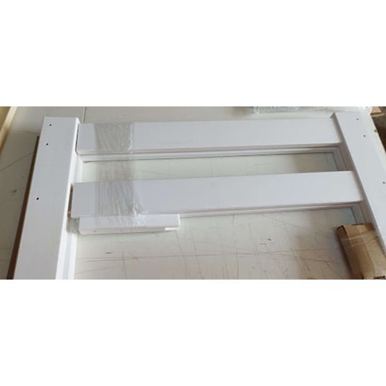 BAZAR - Dětská postel Paul se zábranou - bílá  200x90cm