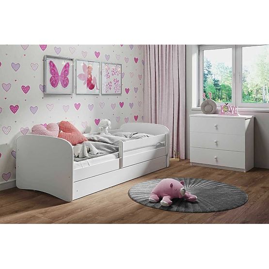 Bazar - Dětská postel se zábranou Ourbaby - bílá