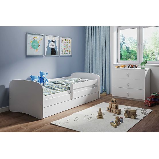 Bazar - Dětská postel se zábranou Ourbaby - bílá