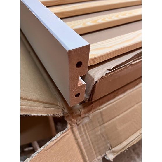 BAZAR - Dětská postel se zábranou TEDDY - bílá - bez úložného prostoru 140x70 cm