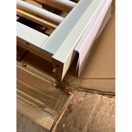 BAZAR - Dětská postel se zábranou TEDDY - bílá - bez úložného prostoru 140x70 cm