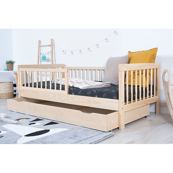Bazar - Dětská postel se zábranou TEDDY - přírodní
