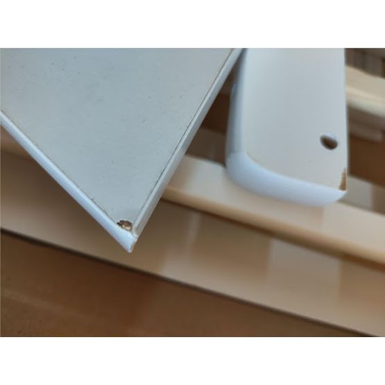 BAZAR - Dětská postýlka Cosmo - bílá + úložný prostor 120x60 cm