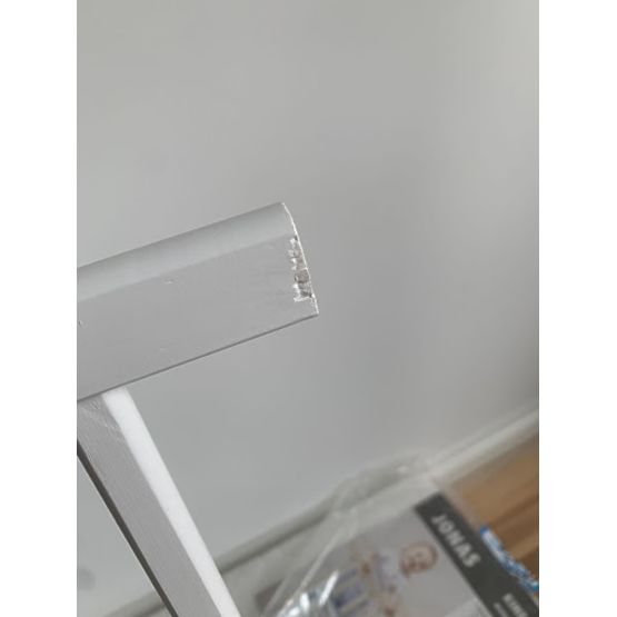 BAZAR - Dětská postýlka Cosmo - bílá + úložný prostor 120x60 cm