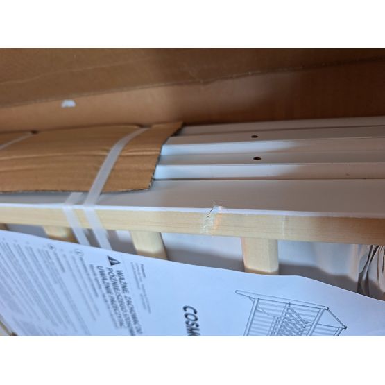 Bazar - Dětská postýlka Cosmo 120x60 - bílá