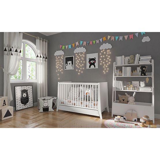 Bazar - Dětská postýlka Cosmo 120x60 - bílá