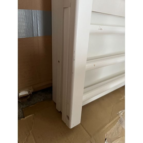 BAZAR - Dětská postýlka Cosmo - bílá, bez úložného prostoru 120x60 cm