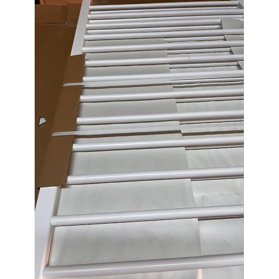 BAZAR - Dětská postýlka Cosmo - bílá, bez úložného prostoru 120x60 cm