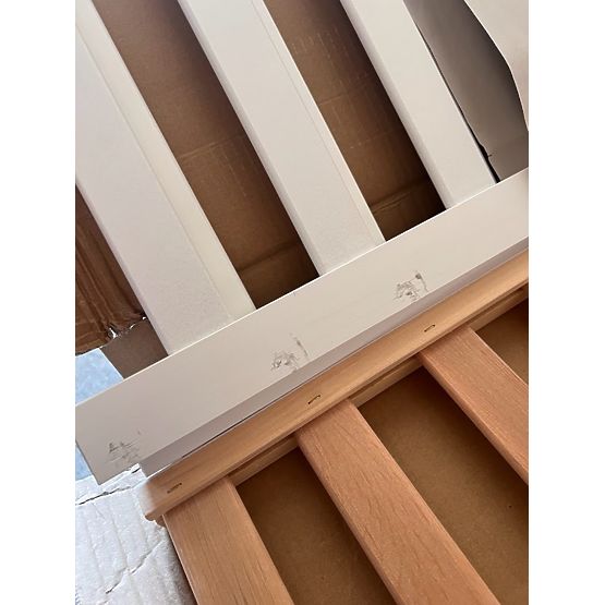 BAZAR - Dětská postýlka Zuza 140x70 cm s válendovou bočnicí + úložný prostor 140x70 cm