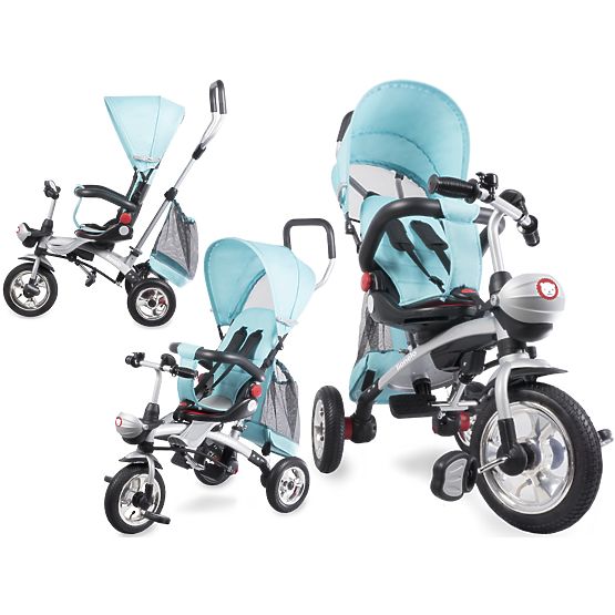 BAZAR Dětská tříkolka LIONELO Tim Plus ZELENÁ