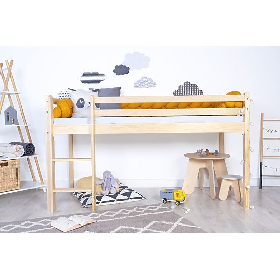 Bazar - Dětská vyvýšená postel Ourbaby Modo - borovice