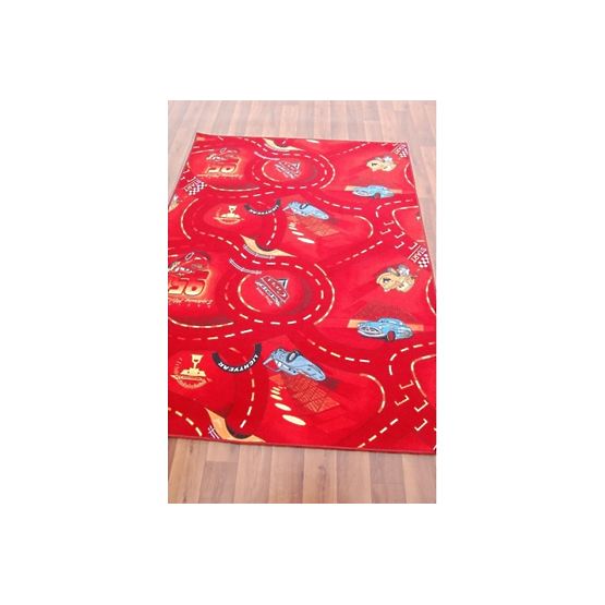 BAZAR Dětský koberec - červené ulice CARS 150x200cm