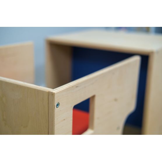 Bazar - Dětský stůl s židličkou Cube - přírodní
