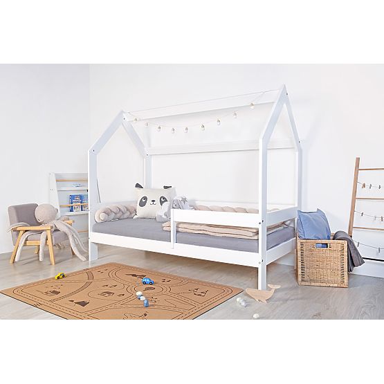 Bazar - Domečková postel Lucky 160x80 - bílá