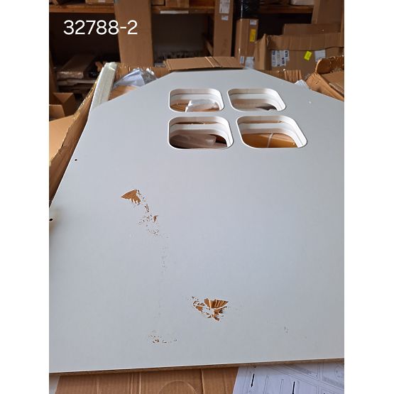 Bazar - Domečková postel Woody 160 x 80 cm - bílá