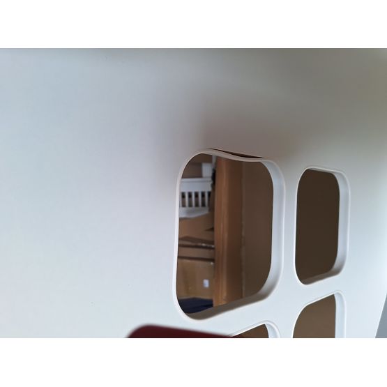 Bazar - Domečková postel Woody 160 x 80 cm - bílá